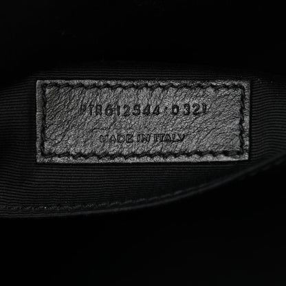 Saint Laurent Calfskin Matelasse Monogram Lou Camera Bag Black 7 of 9