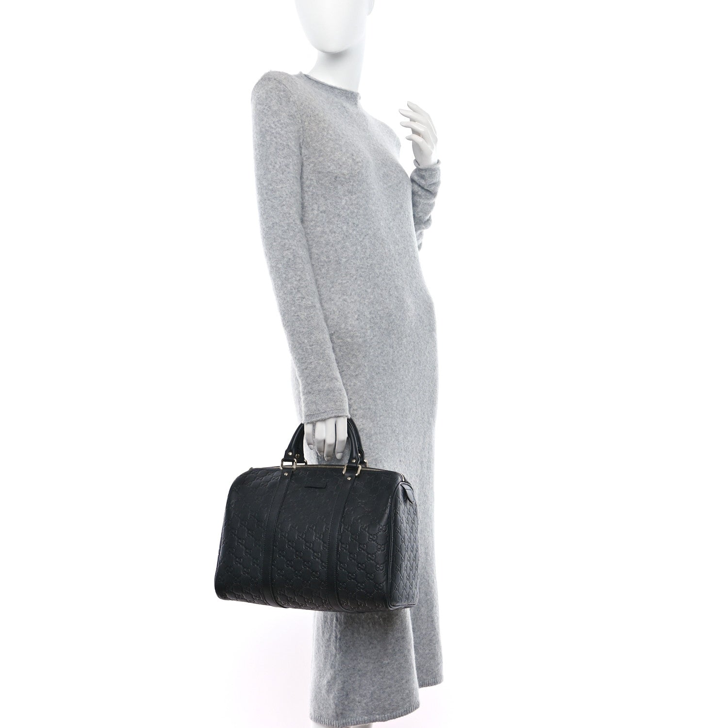 Gucci Guccissima Medium Joy Boston Black 2 of 9