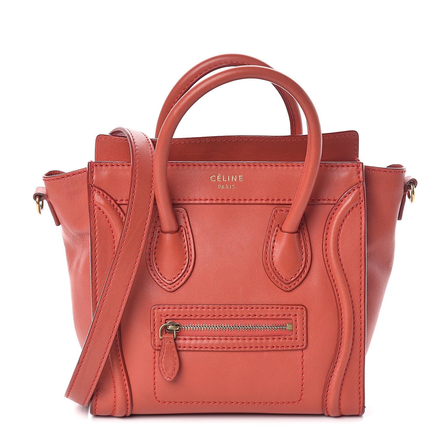 Celine Smooth Calfskin Nano Luggage Lipstick 1 of 9