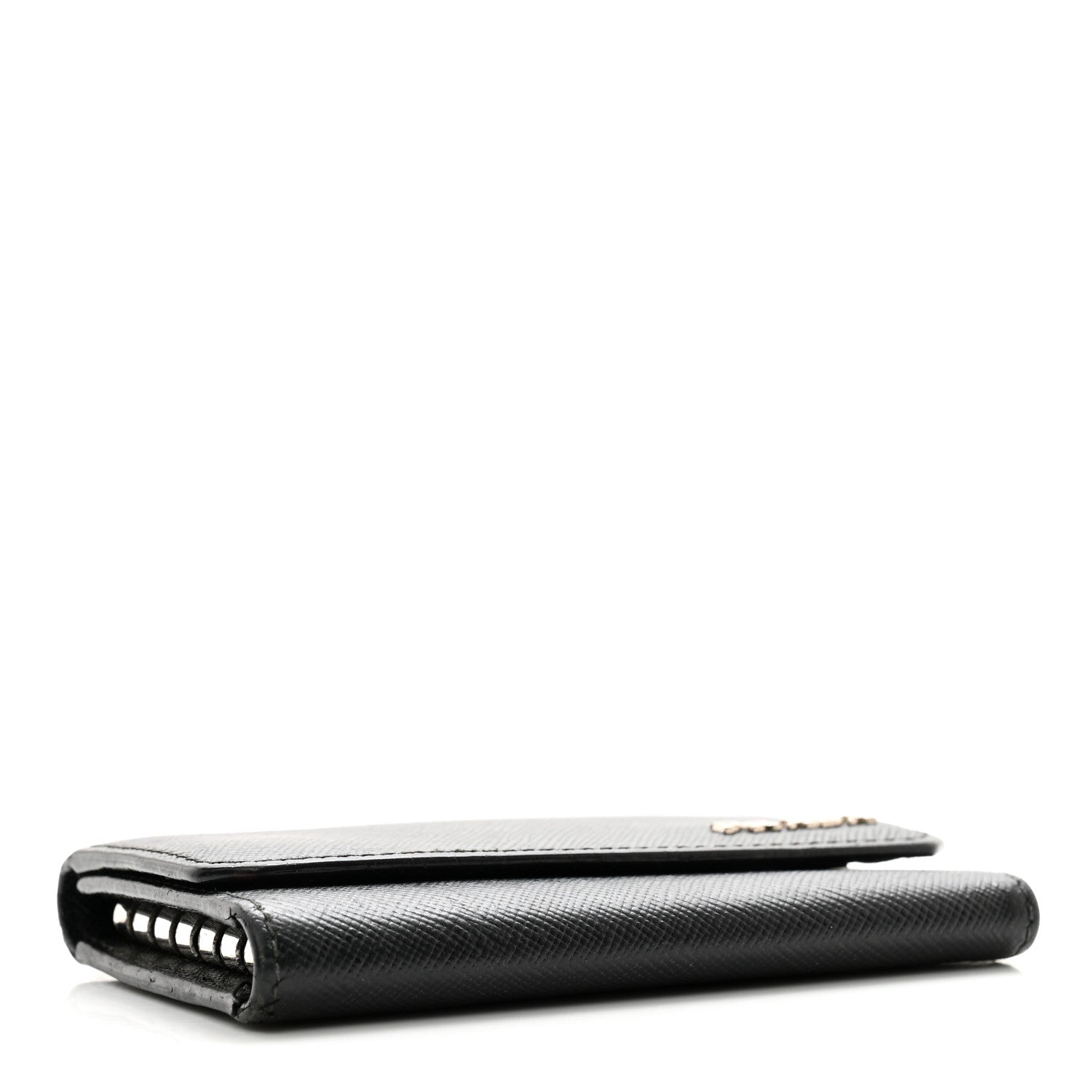 Prada Saffiano 6 Key Holder Black 4 of 11
