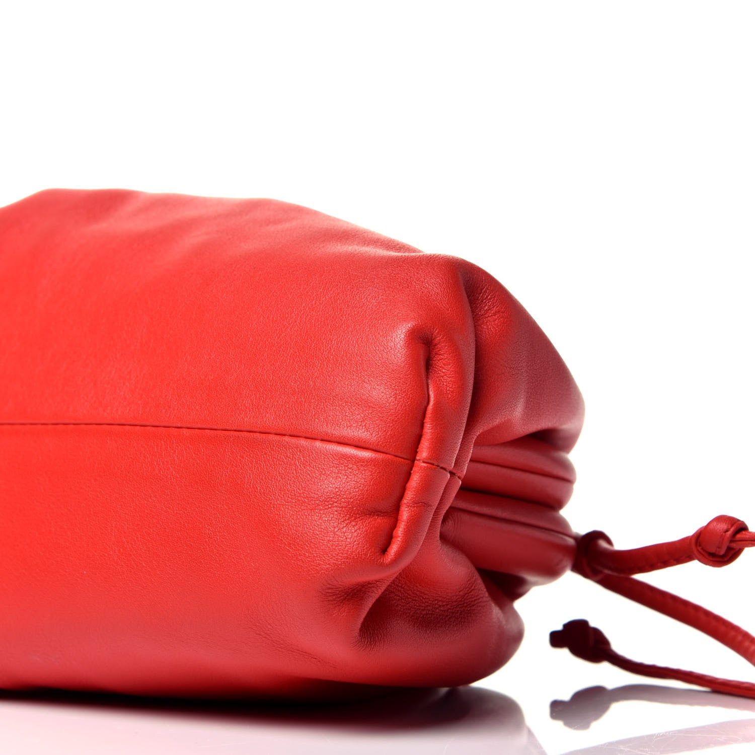 Bottega Veneta Butter Calfskin The Mini Pouch Red 10 of 10
