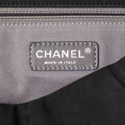 Chanel Iridescent Calfskin Glint Flap Black 8 of 10