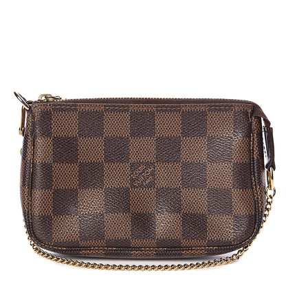 Louis Vuitton Damier Ebene Mini Pochette Accessories 1 of 9
