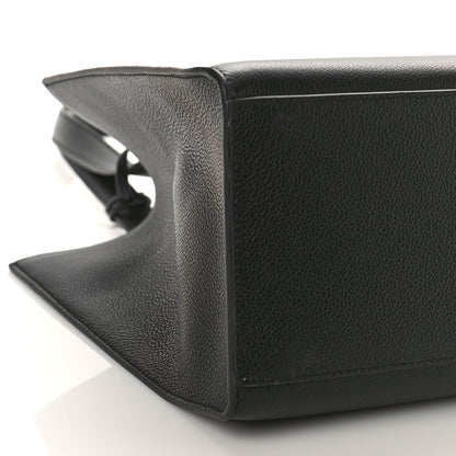 Celine Grained Calfskin Cabas 16 Bag Black 7 of 8