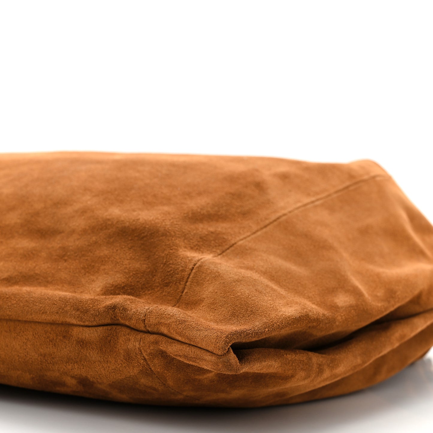 Suede Ana Hobo Bag Tan