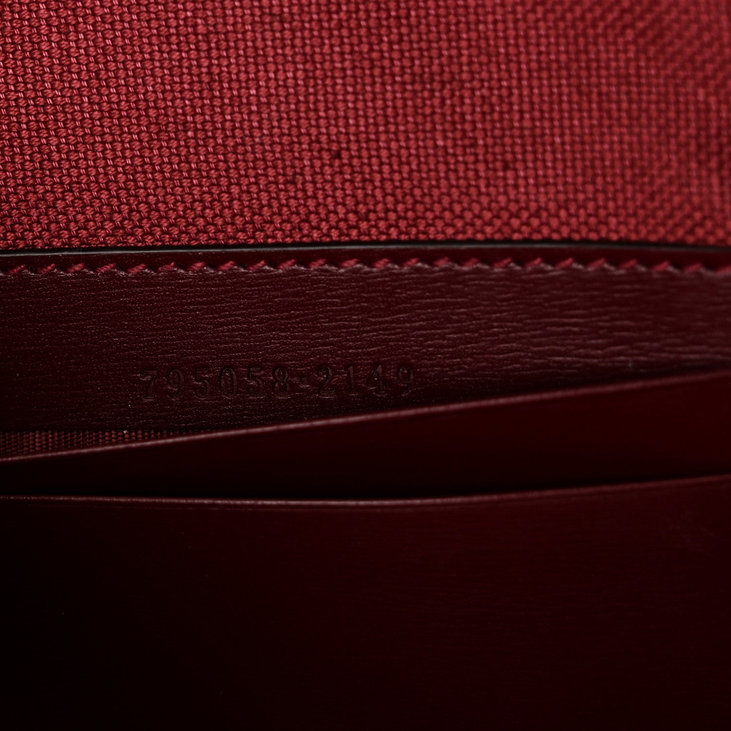Gucci GG Shadow Supreme Canvas Mini Crossbody Bag Rosso Ancora Red 6 of 9