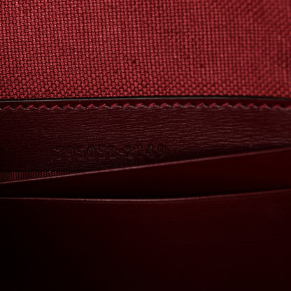 Gucci GG Shadow Supreme Canvas Mini Crossbody Bag Rosso Ancora Red 6 of 9
