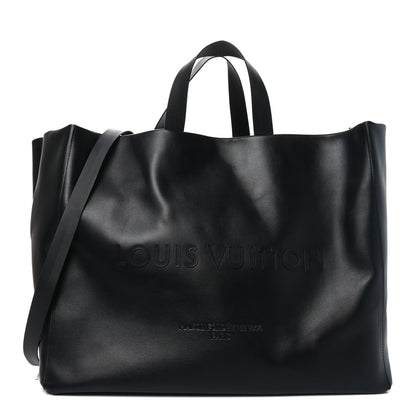 Louis Vuitton Cowhide Shopper Tote GM Black 1 of 9