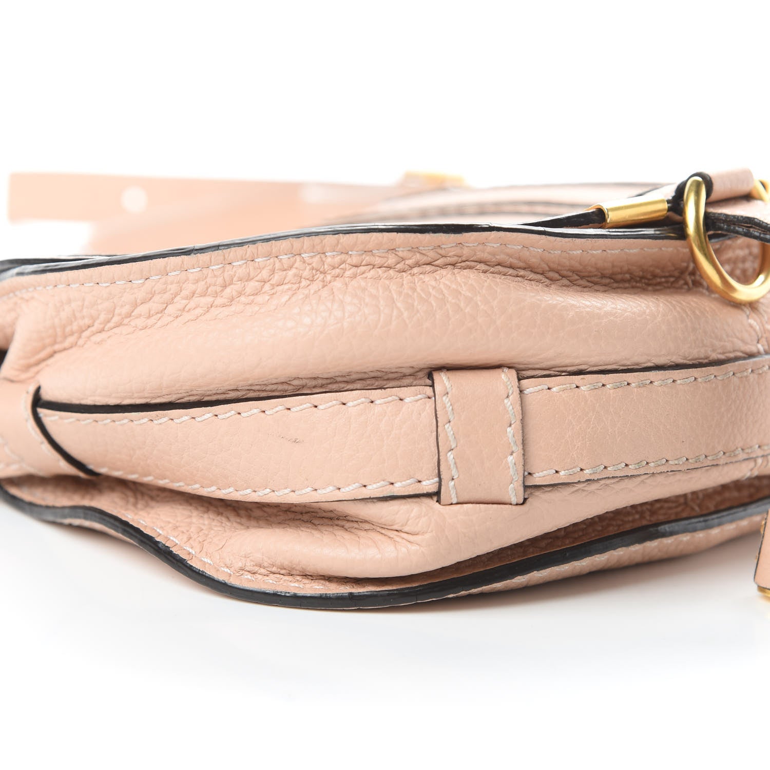 Chloe Calfskin Mini Marcie Round Crossbody Bag Blush Nude 10 of 14
