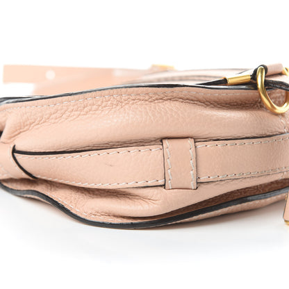 Chloe Calfskin Mini Marcie Round Crossbody Bag Blush Nude 10 of 14