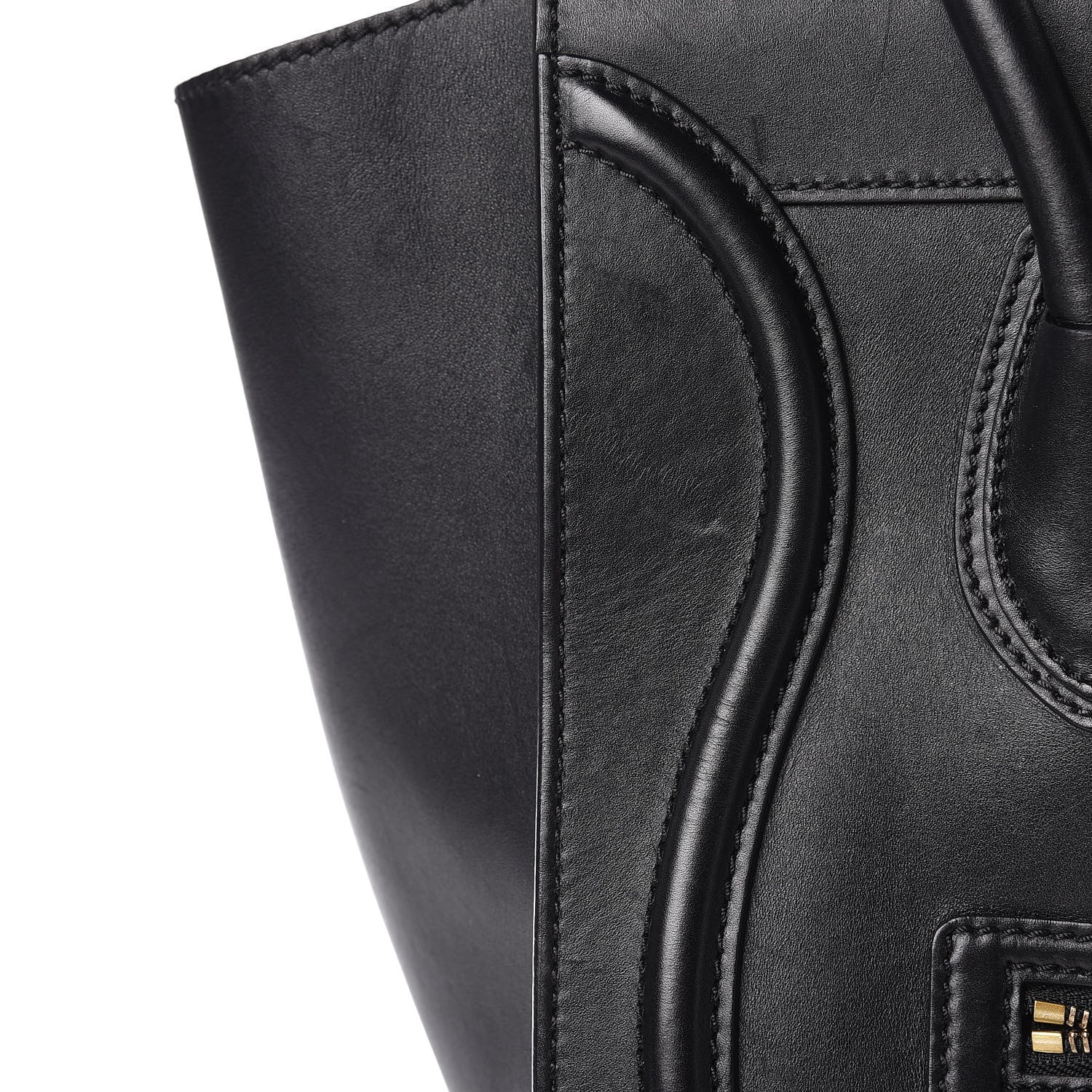 Celine Smooth Calfskin Mini Luggage Black 14 of 16