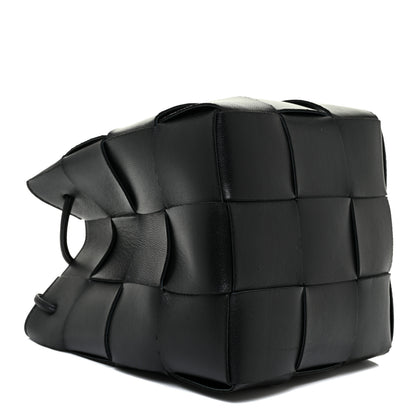 Bottega Veneta Nappa Maxi Intrecciato Cassette Bucket Bag Black 3 of 11