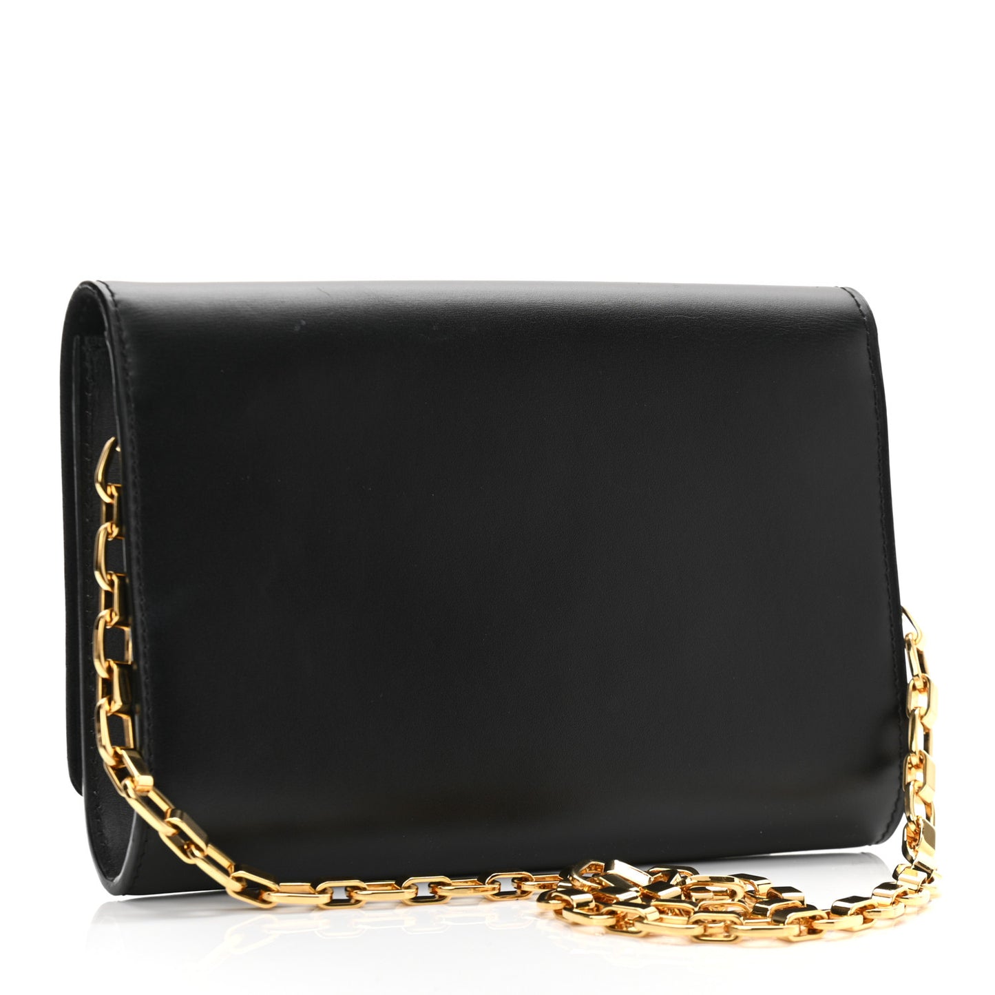 Calfskin Chain Louise GM Black