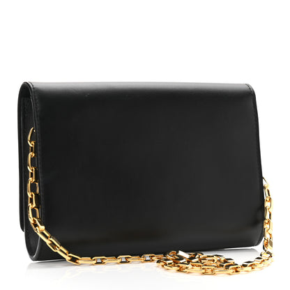 Louis Vuitton Calfskin Chain Louise GM Black 3 of 11