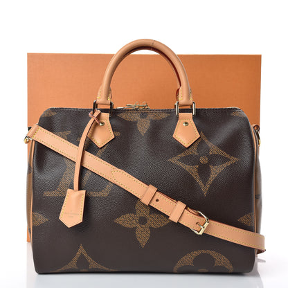 Louis Vuitton Reverse Monogram Giant Speedy Bandouliere 30 10 of 10