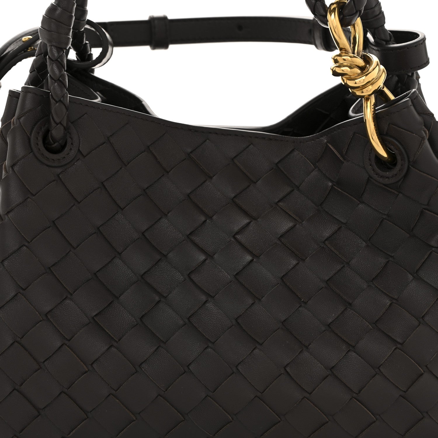 Bottega Veneta Nappa Intrecciato Small Parachute Shoulder Bag Fondant 7 of 11