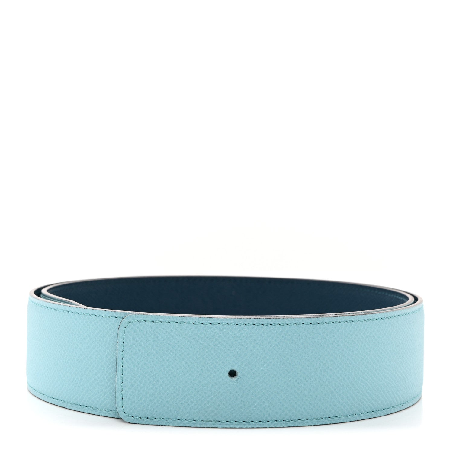 Hermes Epsom 42mm Belt Strap 90 Colvert Bleu Atoll 1 of 9