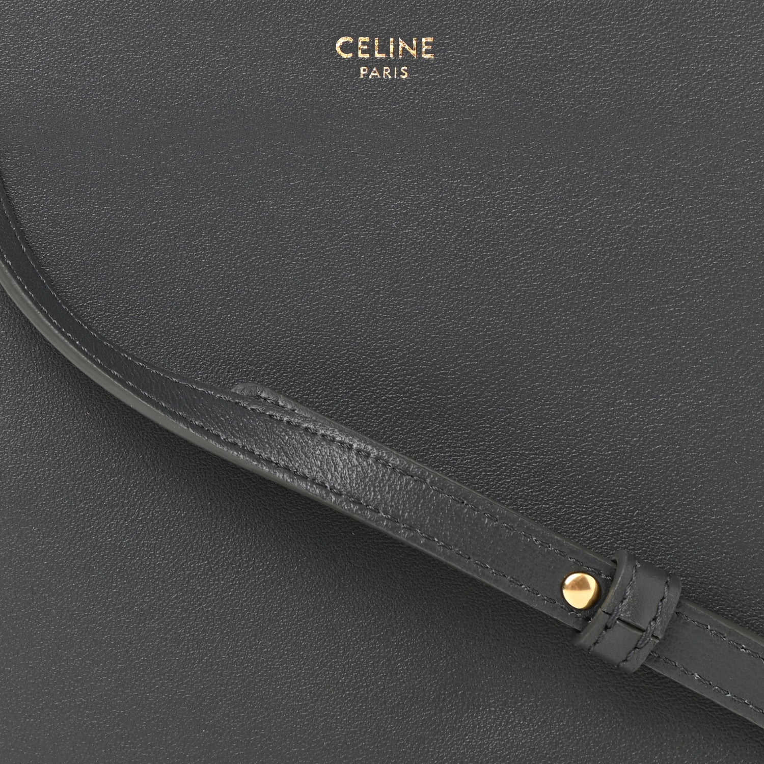 Celine Lambskin Small Trio Crossbody Bag Medium Grey 11 of 11