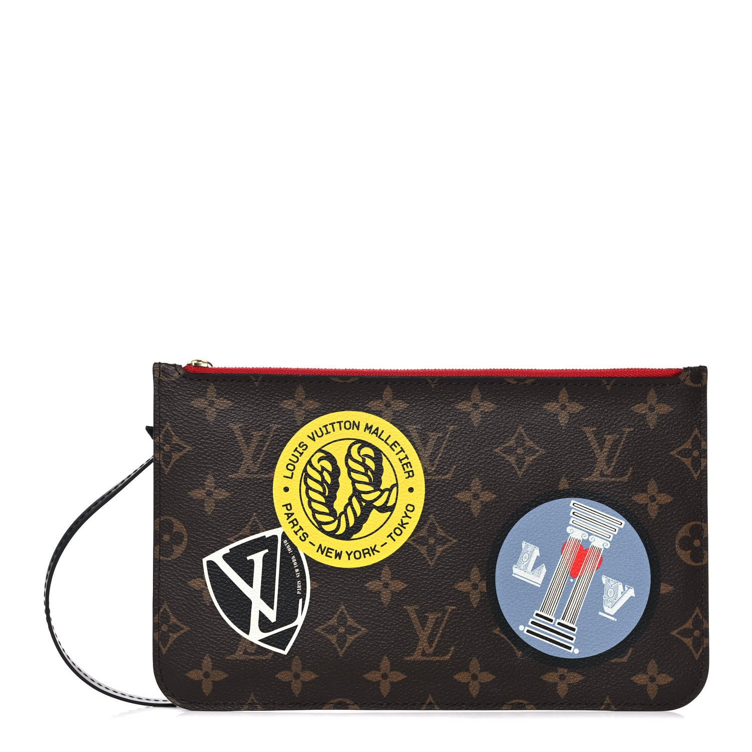 Louis Vuitton Monogram World Tour Neverfull MM GM Pochette 1 of 10