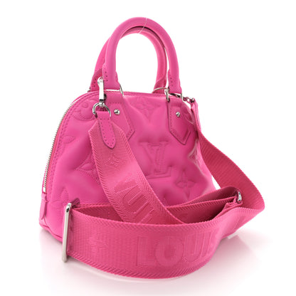Louis Vuitton Calfskin Bubblegram Alma BB Rose Miami 3 of 11