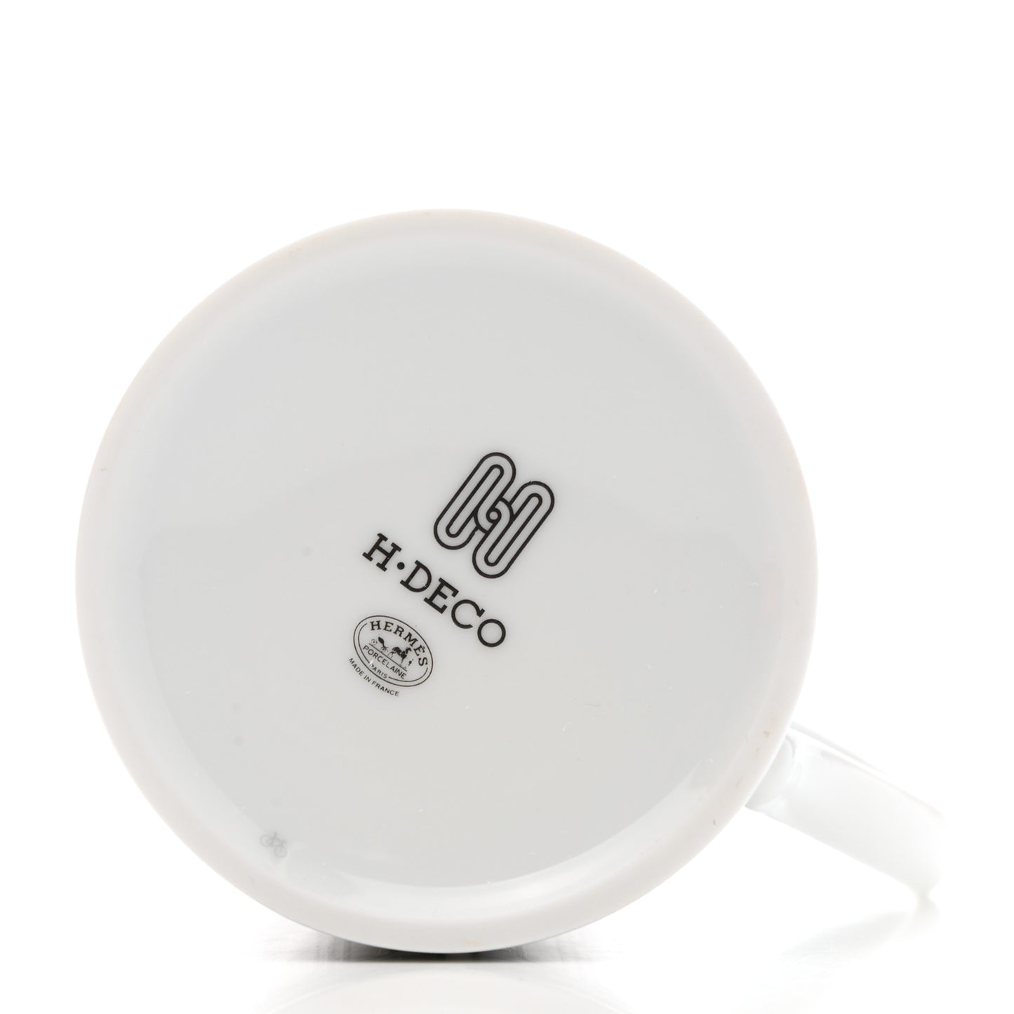 Porcelain H Deco Mug