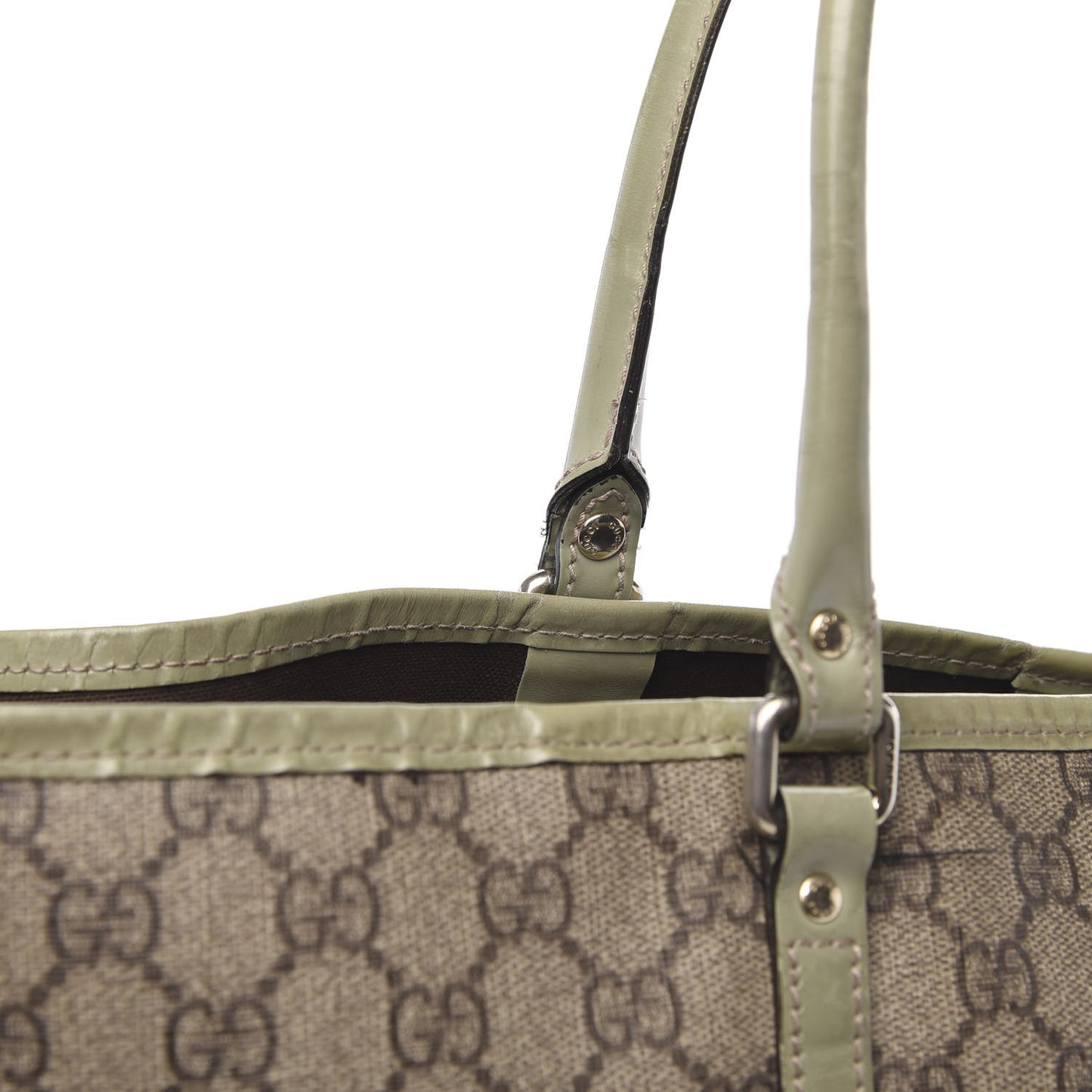 GG Plus Monogram Large Joy Tote Green