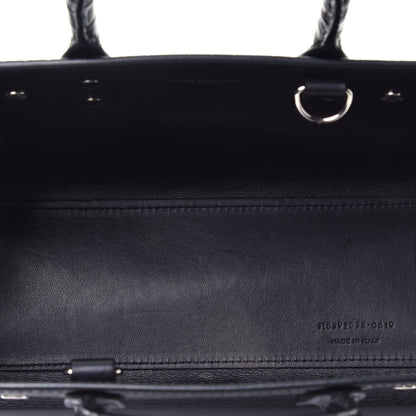 Saint Laurent Calfskin Crocodile Embossed Nano Sac De Jour Black 6 of 10