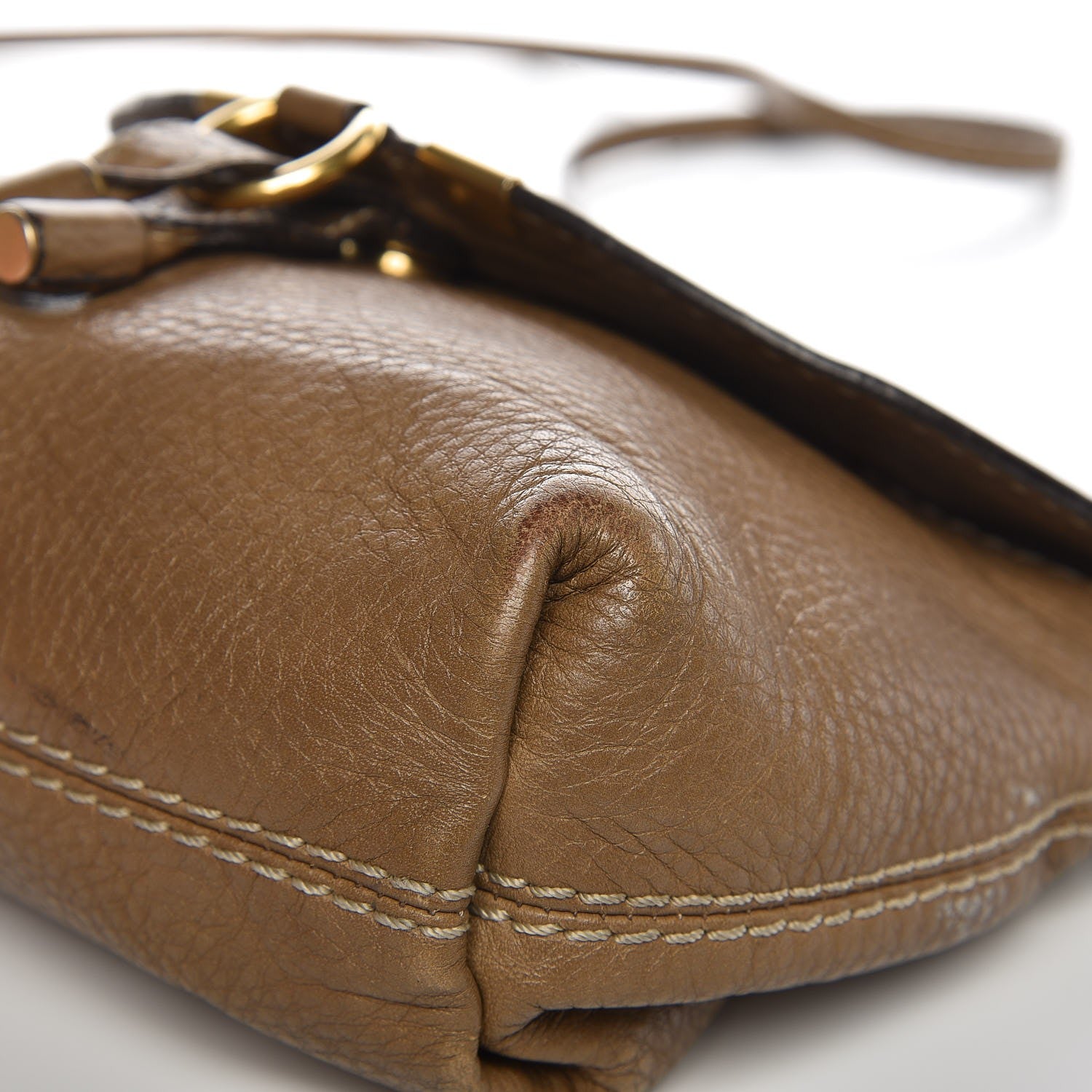 Chloe Calfskin Marcie Pochette Crossbody Bag Nut 9 of 12