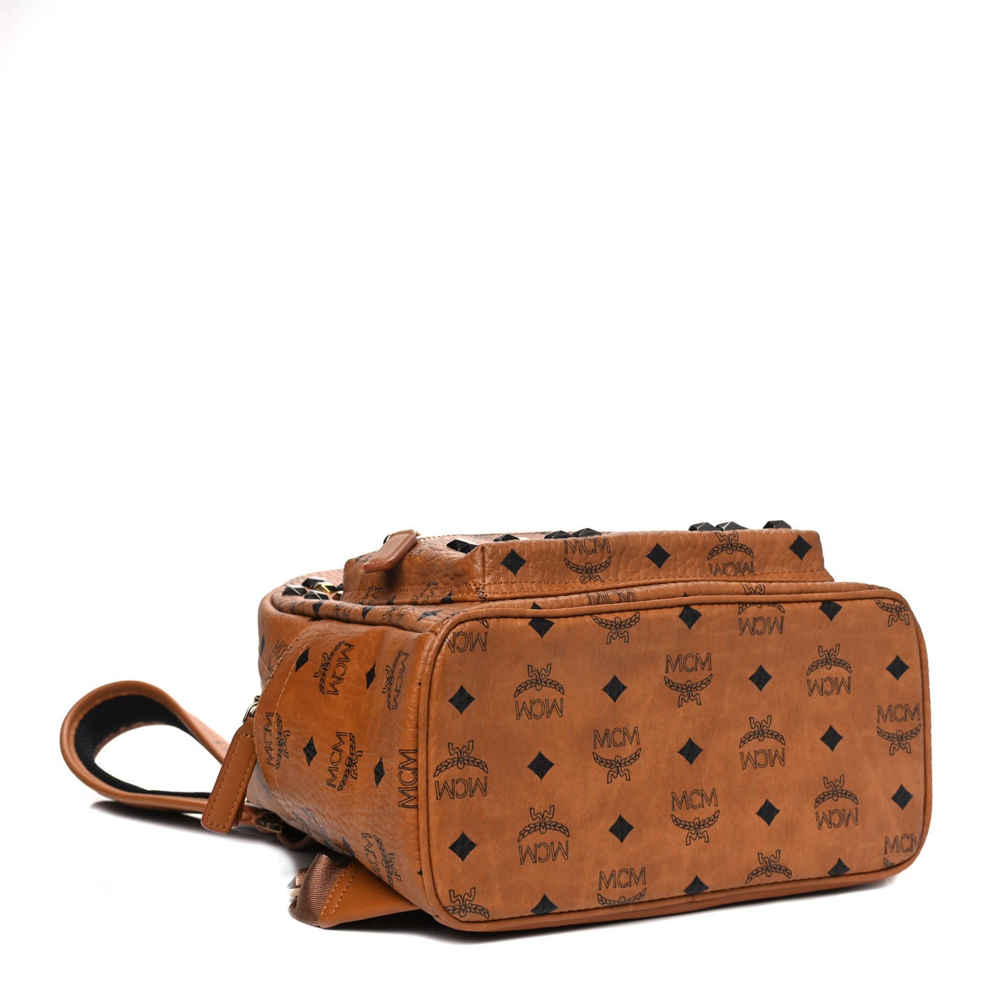 Visetos Studded Small Stark M Backpack Cognac