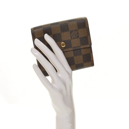 Louis Vuitton Damier Ebene Elise Wallet 2 of 6