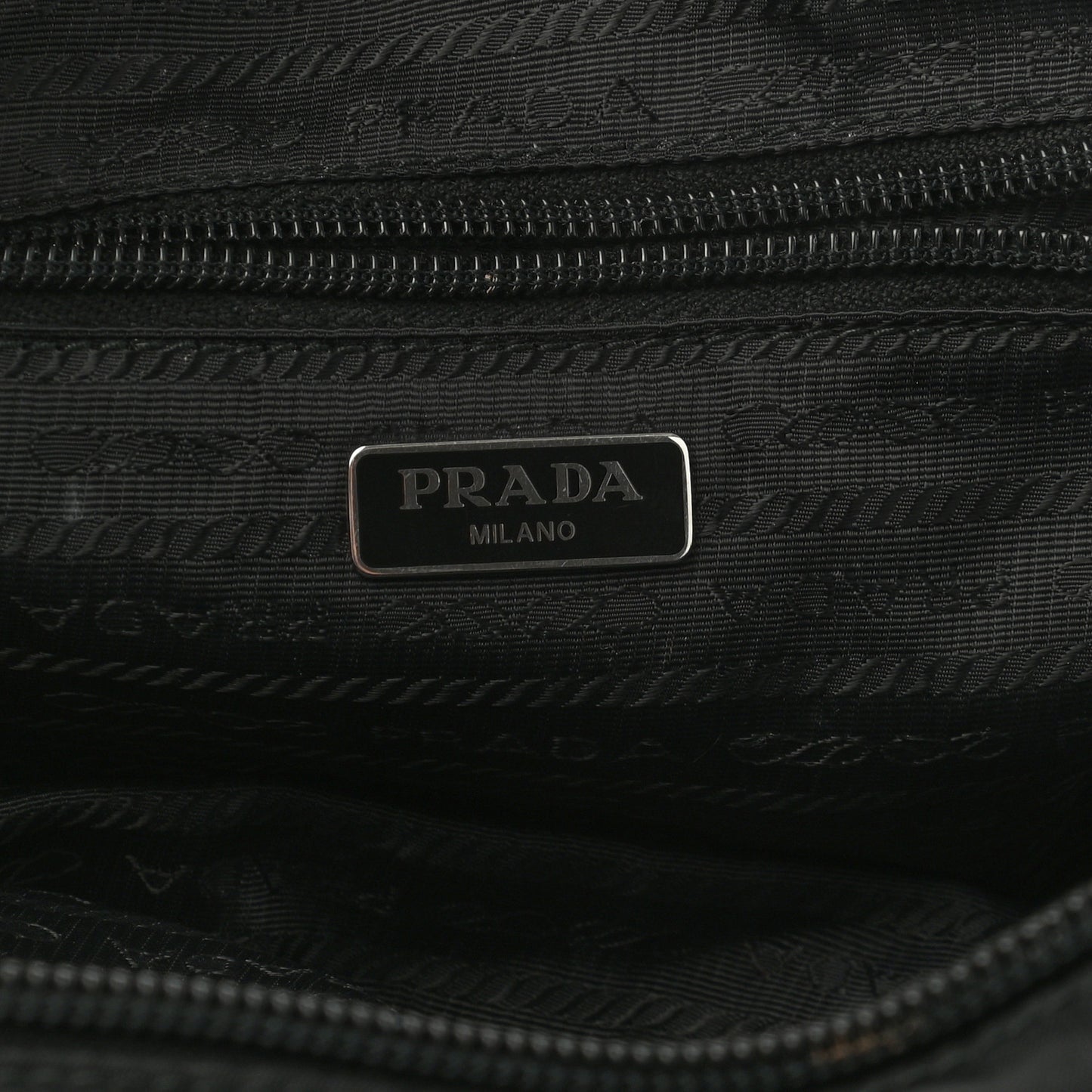 Nylon Cosmetic Pouch Black