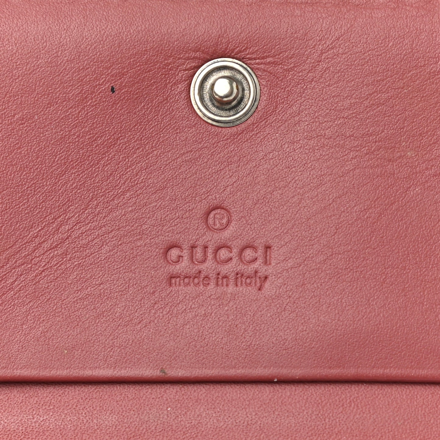 GG Supreme Monogram Blooms Card Case Beige Multicolor Dry Rose
