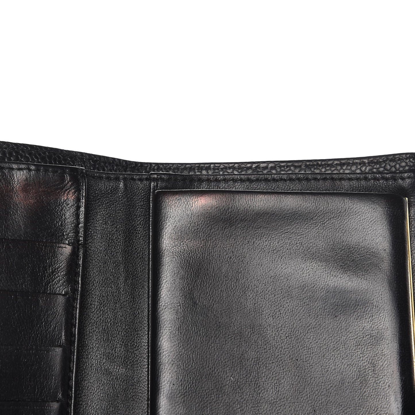 Caviar Timeless CC French Wallet Black