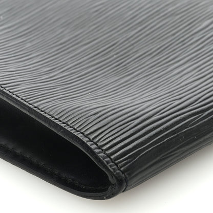 Louis Vuitton Epi Pochette Accessories 24 Black 7 of 8