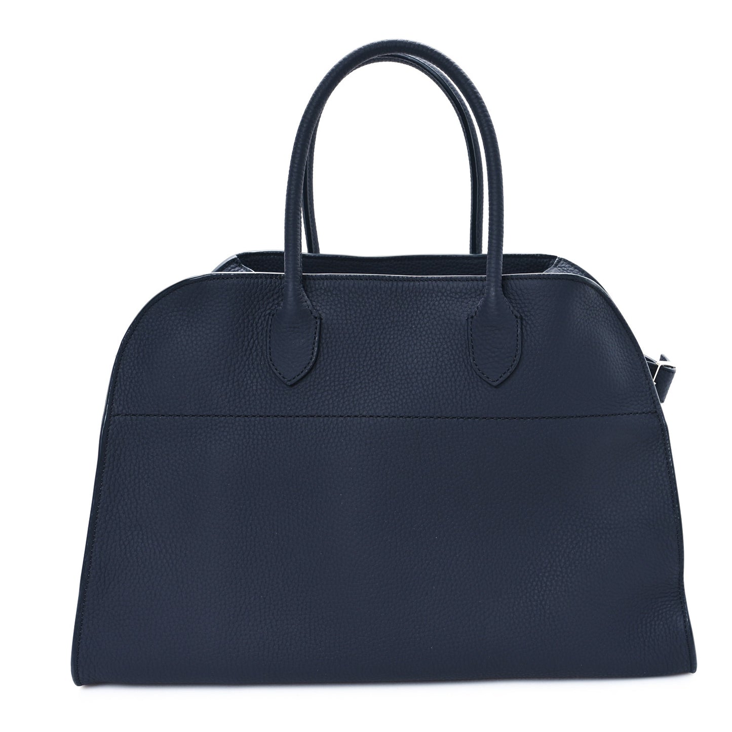 Matte Grained Calfskin Soft Margaux 15 Marine
