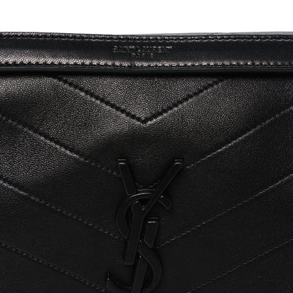 Saint Laurent Lambskin Matelasse Monogram Medium Niki Chain Satchel Black 8 of 10