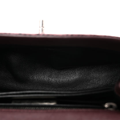 Chanel Lizard Mini Coco Handle Flap Burgundy 5 of 10