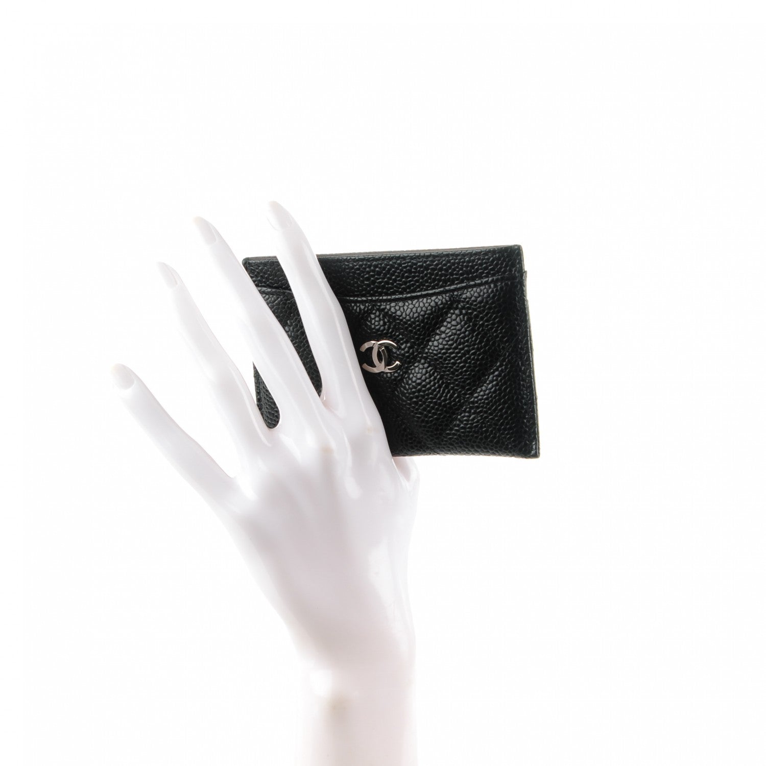 Chanel Caviar Quilted Card Holder Black 2 of 8