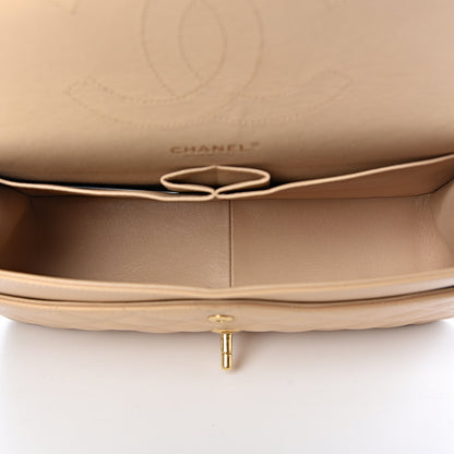 Chanel Caviar Quilted Jumbo Double Flap Beige Clair 5 of 13