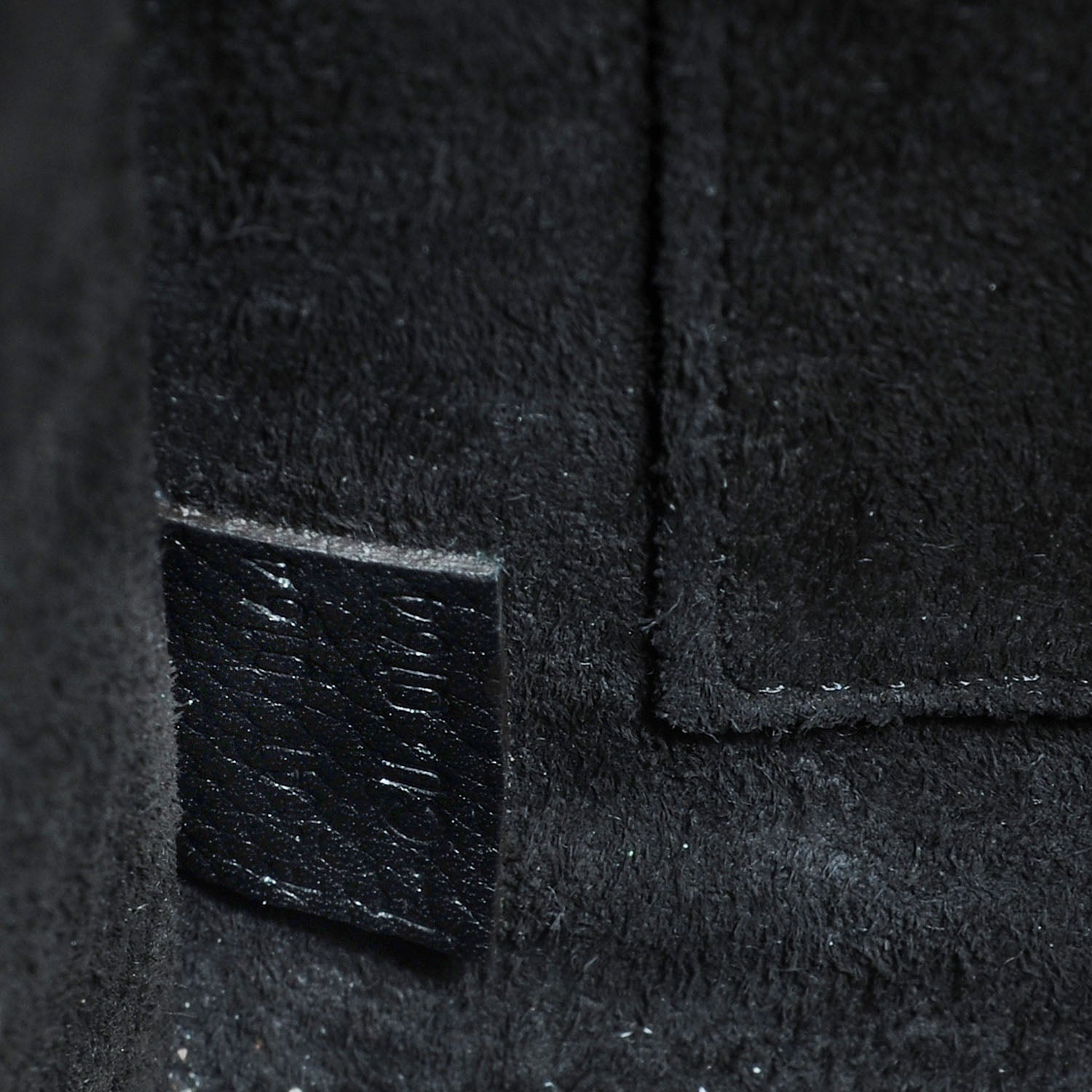 Celine Drummed Leather Nano Luggage Black 9 of 10