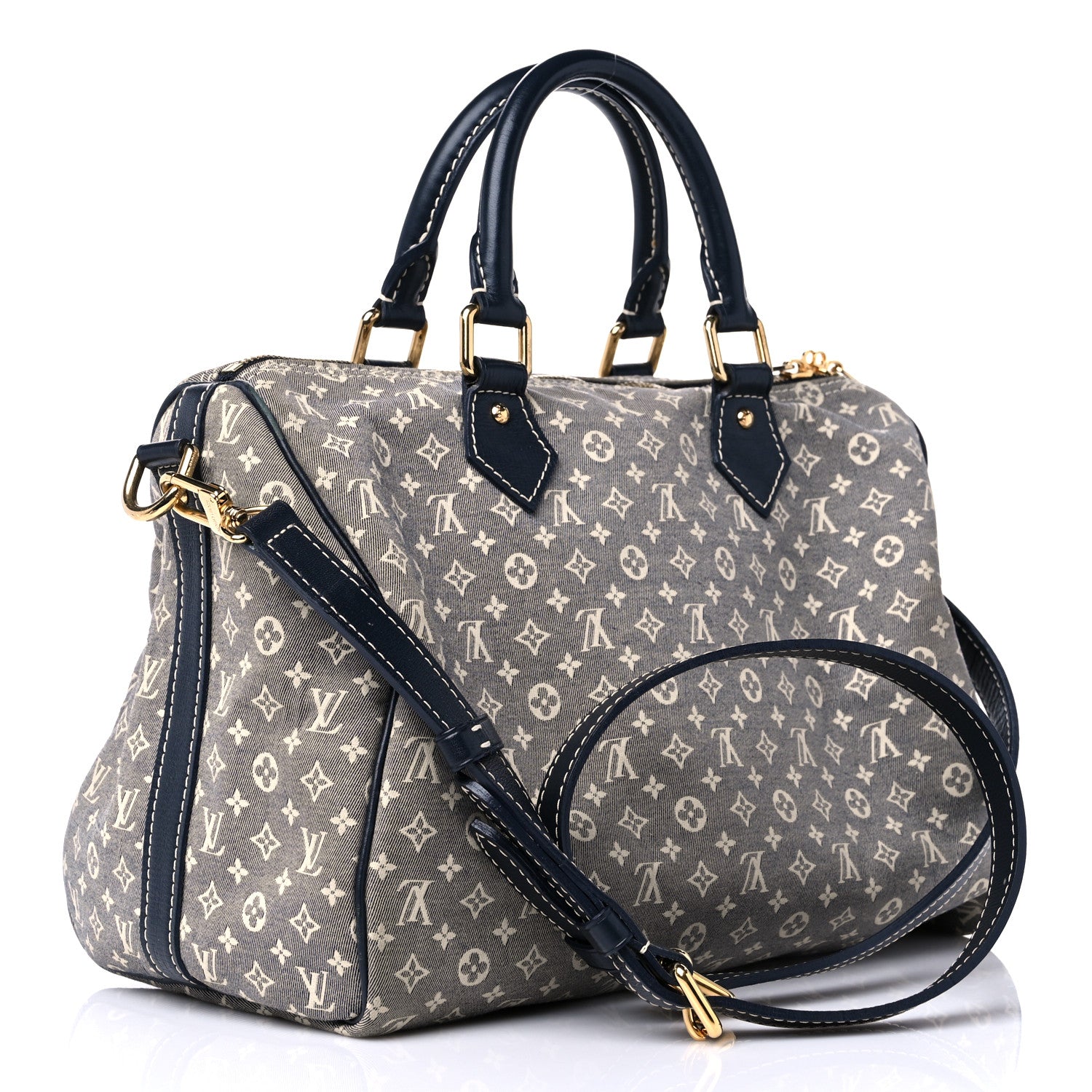 Louis Vuitton Monogram Idylle Speedy Bandouliere 30 Encre 3 of 13