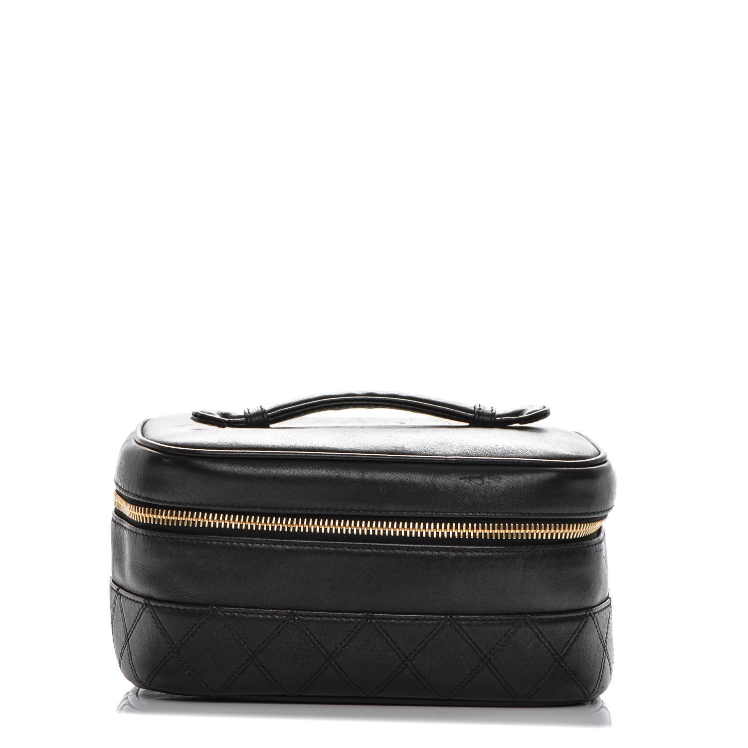 Chanel Lambskin Vanity Cosmetic Case Black 1 of 7
