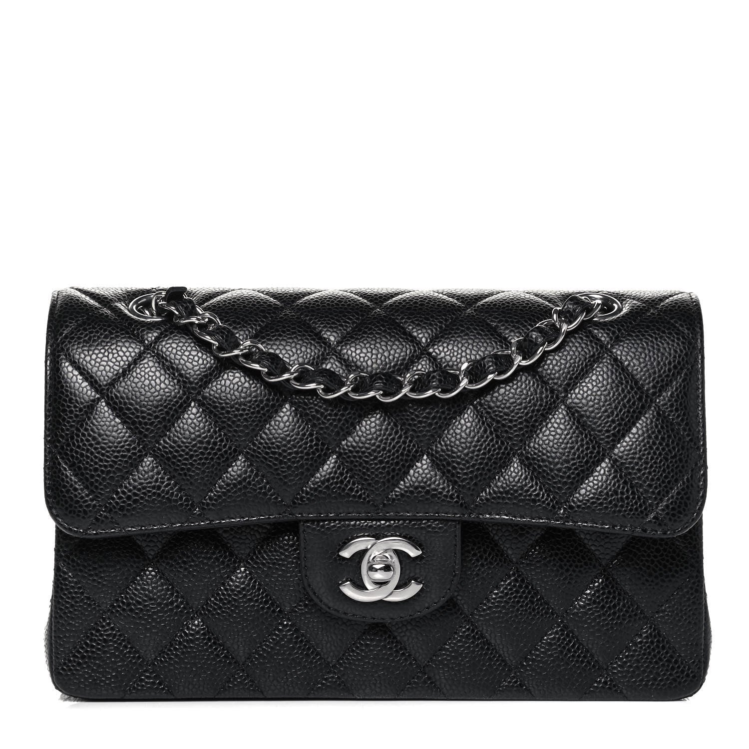 Chanel Caviar Quilted Small Double Flap Black 1 of 9