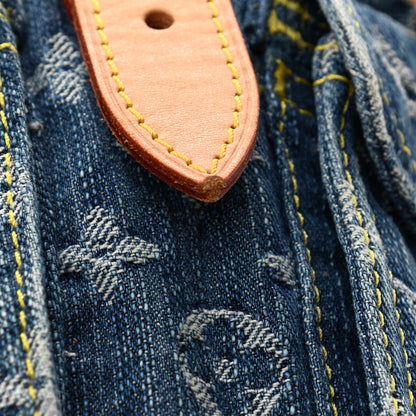Louis Vuitton Denim Sac a Dos Backpack GM Blue 10 of 10
