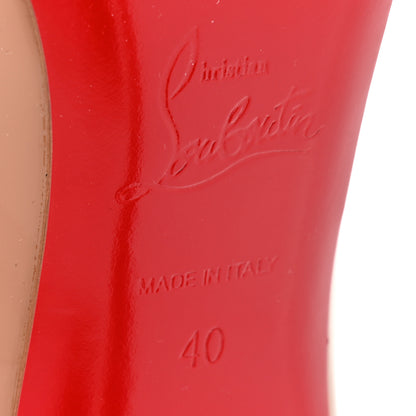 Christian Louboutin Patent So Kate 120 Pumps 40 Nude 7 of 9