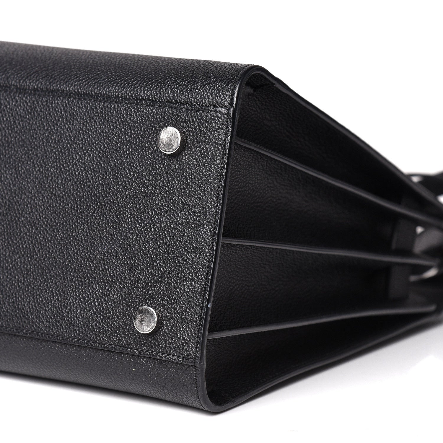 Saint Laurent Grained Calfskin Small Sac De Jour Black 10 of 11
