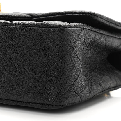 Chanel Caviar Quilted Mini Top Handle Rectangular Flap Black 10 of 11