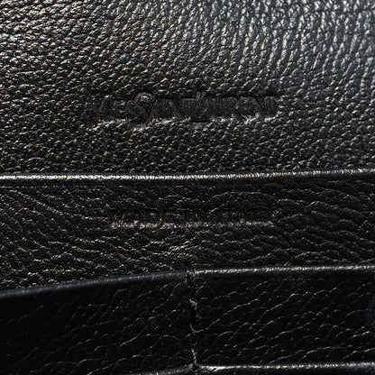Saint Laurent Calfskin Monogram Belle de Jour Chain Clutch Black 6 of 10