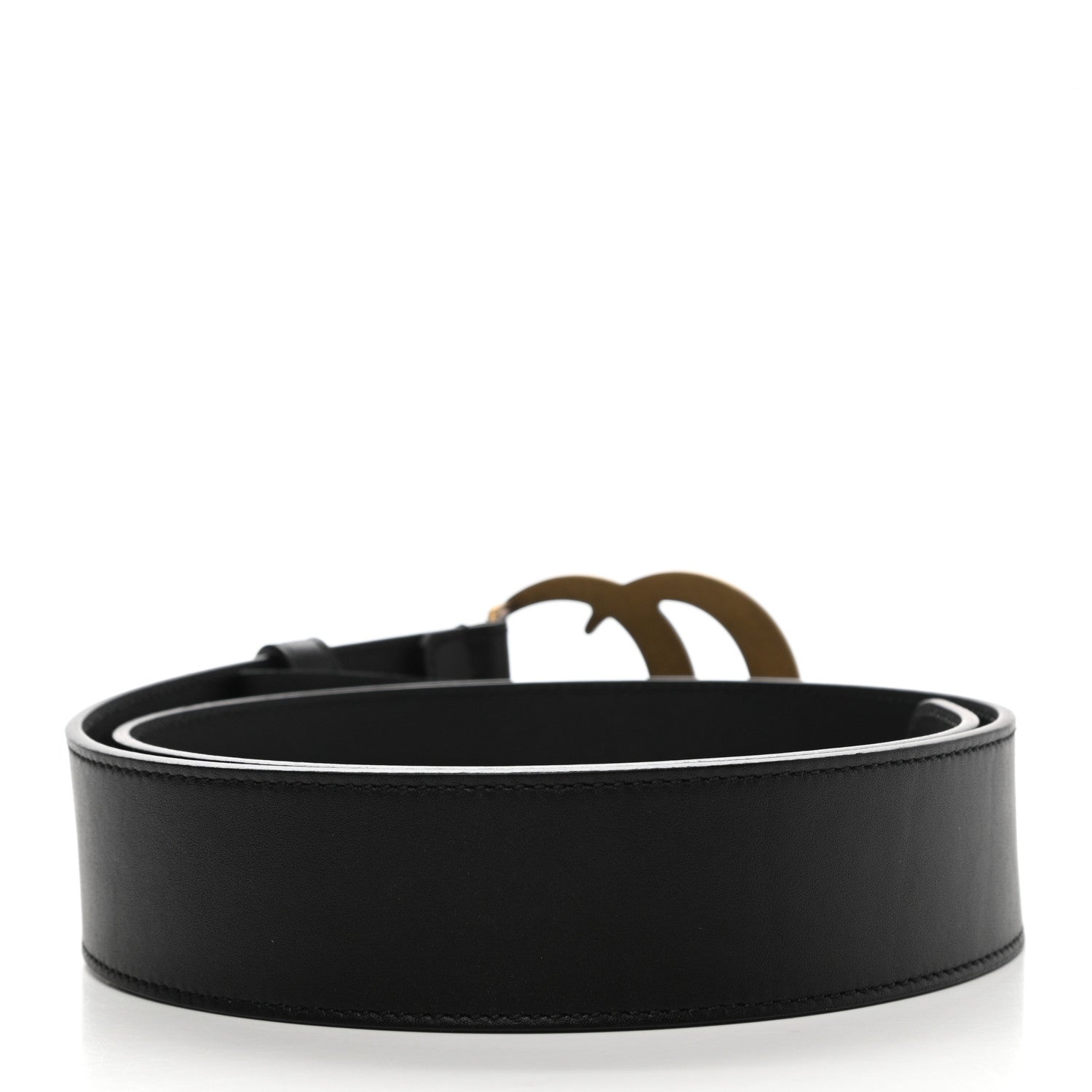 Gucci Calfskin Double G 40mm Belt 75 30 Black 2 of 5