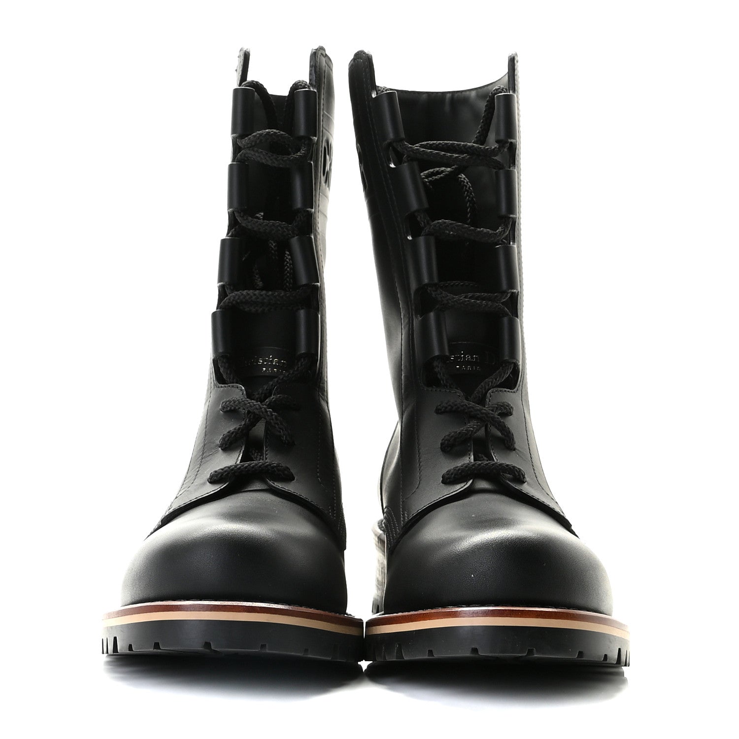 Christian Dior Calfskin Dior Quest 35mm Hiking Boots 36.5 Black 3 of 12